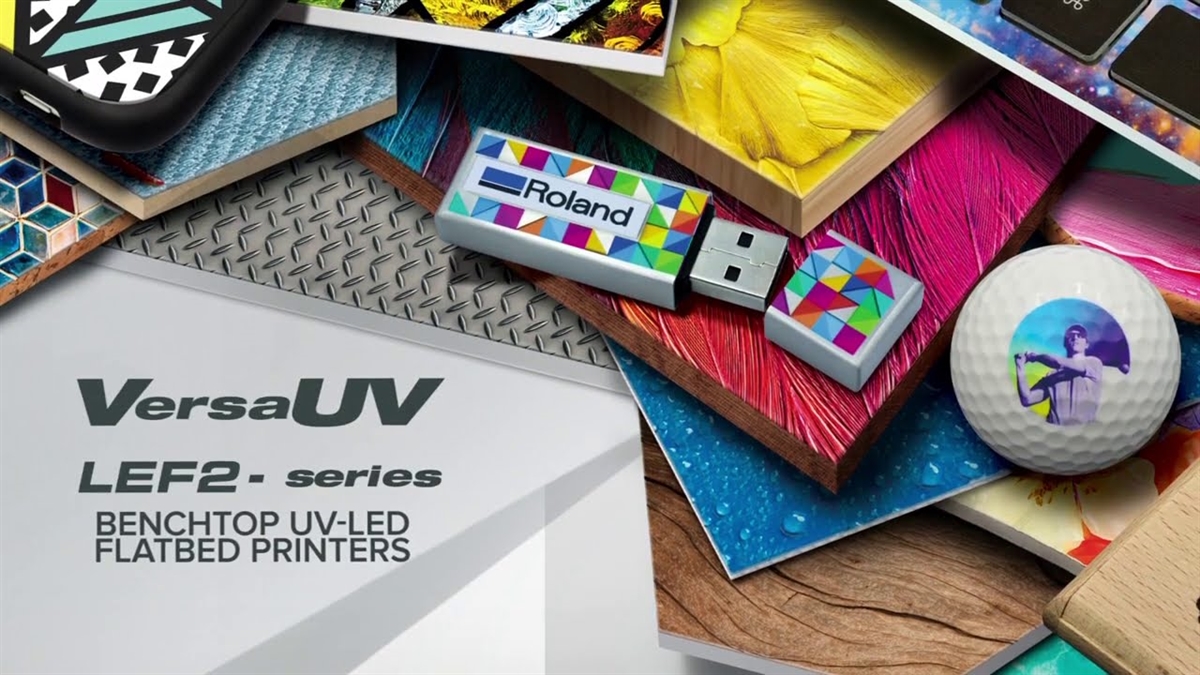 Stampa Su Qualsiasi Materiale con Roland DG VersaUV LEF2 Series